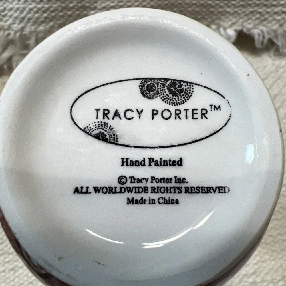 Tracy Potter Hand Painted Floral Bud Vase‎